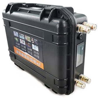 WILLQ Batteries Lithium Rechargeables 14,8V 30Ah 40Ah 50Ah Batterie treuil électrique pour navires de pêche en mer et pour Moulinet de pêche électrique Batterie Li-ION,14.8v50ah a