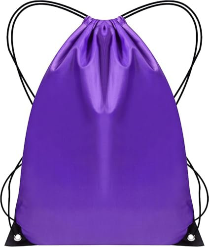 WESTWOOD FOX Bolsa de gimnasio con cordón, bolsa de gimnasio, mochila de polietileno para mujeres y hombres, bolsa de natación, viajes, playa, escuela, vacaciones, adecuada para deportes, niños, niños