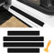 deemars 4PCS Auto Türeinstiegsleisten, Auto Türschwellenschutz, Auto Türeinstiegsschutz Schwellerschutz, Universal Autozubehör 3D Kohlefaser Auto Tür Eingang Rand Guard Schutz Trim für Auto (Schwarz)