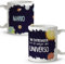 LolaPix Regalo entrenador futbol. Taza personalizada. Tazas de cafe originales. Regalo entrenador. Regalo entrenadora. Taza cerámica 330 ml.