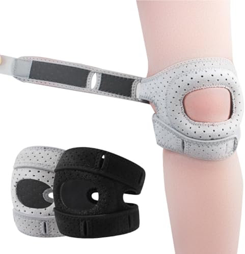 Guiguishiny Rodillera, Rodillera Deportiva Ortopédica de Neopreno con Almohadilla de Gel para Rótula para Recuperación Postoperatoria Deportiva, para Senderismo, Escalada, Soporte Deportivo