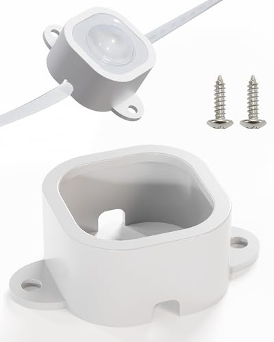 Light Clips for Govee Outdoor Lights H706, 120 Pcs Mounting Brackets for Govee Pro Outdoor Lights, Install Firmly, Replace 3M Glue, for Govee Pro Permanent Outdoor Lights Extension (White)