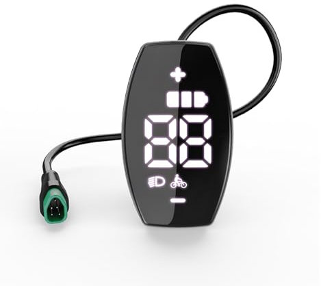 Varstrom VD03 Display für BAFANG Mittelmotor CAN Bus E-Bike-Anzeige Support-App Kompatibel mit BBS01B BBS02B BBS-HD M200 M400 M500 M600 M620 M420 M510 M625 M325 M225 E-Bike Umrüst-Set