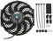 Condensador eléctrico Ventilador de enfriamiento Radiador Operación silenciosa de alta eficiencia Universal 12 pulgadas