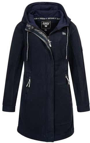 Geographical Norway Damen Fleece Mantel Fleecejacke polar Micro Herbst Winter Übergangs