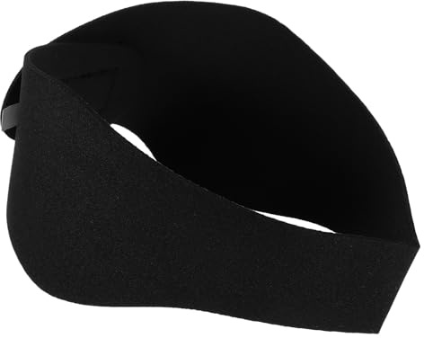 VICASKY Diadema de Neopreno Ajustable para Natación y Esquí Acuático Protección Orejas, Color Negro, Adecuado para Adultos