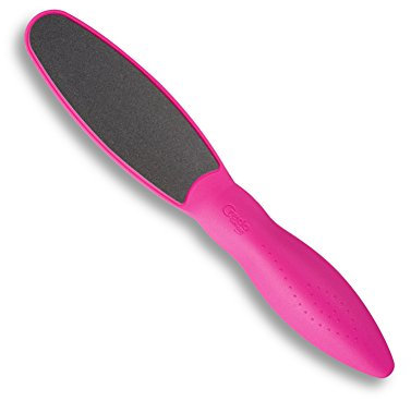 CREDO Duosoft Hornhautfeile PopArt Blau – Effektiver Hornhautentferner mit Grob- & Feinstruktur – Ergonomischer Griff aus biobasiertem Kunststoff – Für glatte & gepflegte Füße