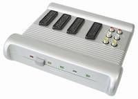 Conmutador de vídeo 4 x SCART pplung + 2 x 3 hembra, cambio automático