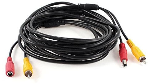 Rückfahrkamera Video Kabel Videokabel Stromversorgung Strom Cinch RCA 20 Meter für 12V YMPA VK-RCAK20