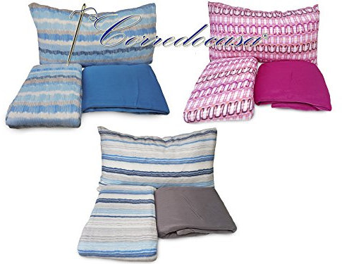 Euroricami Viterbo Completo Lenzuola in Pile Singolo 160x280 (Colore da Scegliere con Una Mail - Fantasie assortite)