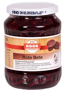 Hook - Rote Bete, 6 x 430 g Glas