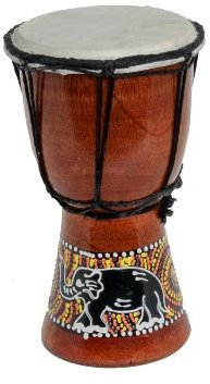 20cm Kinder Djembe Bongo Elefant Trommel