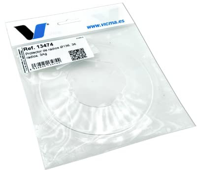 V PARTS - 13474/54 : Protector de radios Ø136 36 radios 3 Agujeros bici bicicleta