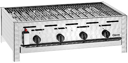 Bartscher Kombi Tischbräter Gas 4 Brenner Gastronomiebedarf