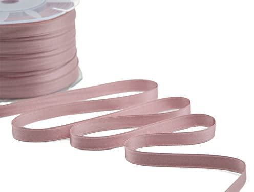 Furlanis - Nastro Doppio Raso, Tessuto Italiano - Rosa Antico, 10 mm x 100 m