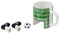 Winkee - Fußball Tasse I Die Sport Kaffee Tasse mit Ball und Fuß I Becher zum Spielen für Fußball Fans