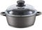 Berndes BONANZA Induction Kochtopf mit Glasdeckel, inkl. Silikon-Thermogriffe, 20 cm, robuster Aluguss, Antihaftversiegelung, Induktion, Schwarz