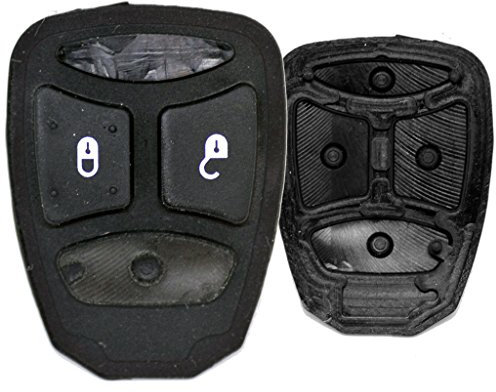 Chiave auto telecomando telecomando in gomma 2 tasti per Chrysler/Jeep Dodge