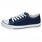 DEMAX 7-A12D Zapatillas DE Lona Mujer Zapatillas Azul Marino 37