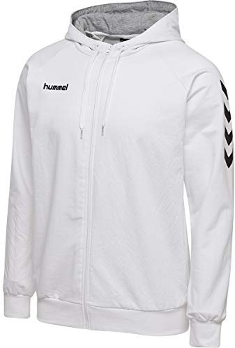 hummel Hmlgo Cotton Zip Hoodie Kapuzenpullover Herren Weiß S