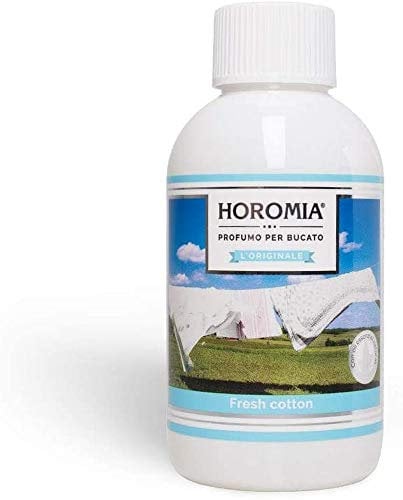 HOROMIA Profumo per Bucato Fresh Cotton 250ml - Profuma Bucato per Lavatrice e Asciugatrice
