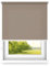 Time4Blinds Tenda a rullo a sospensione libera, montaggio a parete o soffitto, di grandi dimensioni, fi 32, supporto in acciaio, semi-oscurante, colore Marrone, 1400x1800mm