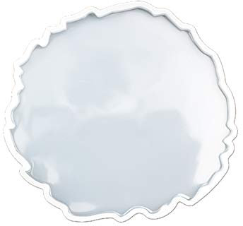 Silikonform Mold Geode Irregular Coaster Typ 04 für Schmuckherstellung, Untersetzer Basteln aus Epoxidharz, Epoxy Resin, Giessform Harz Agate Achat für Tassen, ResinArt, Gußform, Mould DIY