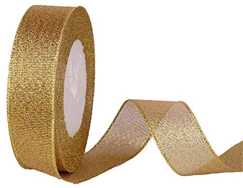 Nicole Knupfer 22 Meter Organzaband 25mm Breite Chiffonband Schleifenband Dekoband Geschenkband Deko Tischband für Hochzeit Weihnachten DIY Basteln (Kupfer)