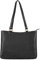 STILORD 'Delilah' Leder Shopper Damen Handtasche Umhängetasche Hobo Bag Retro Damen-Tasche Schultertasche Ledertasche Frauen Tote Bag Tasche Echtleder, Farbe:schwarz