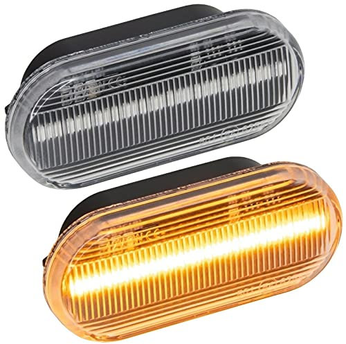 LED SEITENBLINKER passend für Bora, Golf 3, Golf 4, Lupo, Vento, Fox | KLARGLAS