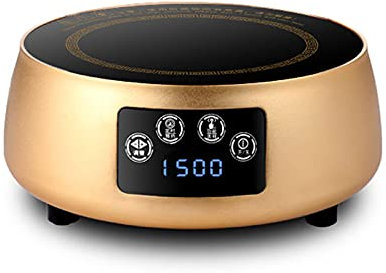 Wgwioo Plaque Chauffante Portable, Mini-Bouilloire Électrique, Four De Chauffage Multifonction, Plaque Chauffante À Induction avec Brûleur De Comptoir avec Capteur LCD Tactile,Métallique