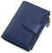 SENDEFN Portefeuille Femme Cuir Porte Monnaie Femme Fermeture Eclaire, Portefeuille et Porte Carte Femme RFID Blocage