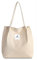 FITDON Cord Umhängetasche Damen, Groß Schultertasche Canvas Tasche Tote Handtasche für Alltag, Büro, Schulausflug und Einkauf - Beige