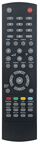 ALLIMITY GJ210 9JR9800000003 Reemplazo de Mando a Distancia por Sharp LCD TV LC-19S7E LC-19SH7E LC-19SH7E LC-19SH7E LC-32SH7E-BK LC-26SH7E LC-32S7E-BK LC-19SH7E-BK LC-32SH7E-RU LC-32SH7E