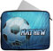 Personalised Any Name Football Design Laptop Case Sleeve Tablet Bag Chromebook Gift 1870 (9-10 inch)