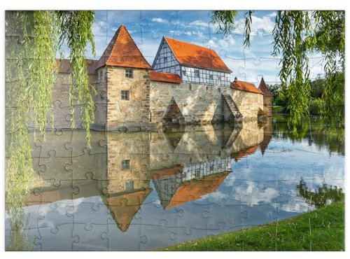 MyPuzzle Seeweihermauer, Weissenburg - Premium 100 Teile Puzzle - MyPuzzle Sonderkollektion von Puzzle Galaxy