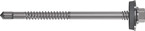 REFABO 17021/5 5.5X 99 RP-7K-P Plus Sandwich-Bohrschraube Dichtscheibe 19mm Bi-Metall A2, Edelstahl