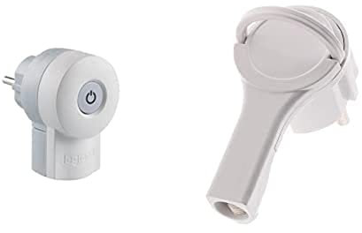 Legrand - Fiche avec interrupteur & Zenitech Fiche mâle 2P+T 16A extra plate Blanc
