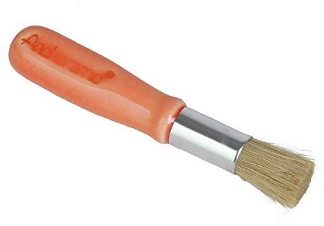 Backpinsel Kochpinsel porzellan Naturborsten ANCKERAMIC, handgefertigt Orange