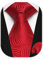Enlision Krawatte Rot Herren Hochzeit Krawatten und Einstecktuch Set Elegant Einfarbig Seidenkrawatte mit Taschentuch Business