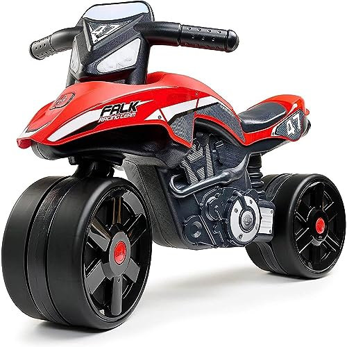 FALK - Laufrad Moto Racing Team – breite Räder mit sicheren – ab 2 Jahren – 40% recycelter Kunststoff 540