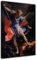 HOPNRU Erzengel Michael besiegte Satan Ölgemälde Poster Romantische Renaissance Wandkunst Bild Druck Leinwand Malerei Dekoratives Poster (30x45cm-Gerahmt)