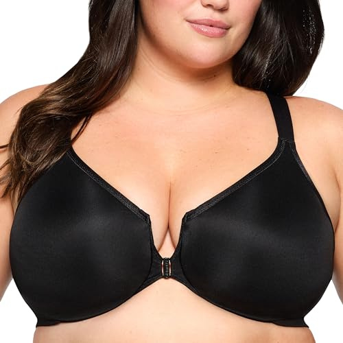 Glamorise Damen Wonderwire-rückenstütz-BH mit Bügel #9265 Full Coverage Bra (1er Pack)
