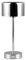 lightling LED Tischlampe Julien, Akku Design Tischleuchte aufladbar via USB-C inkl. Ladekabel, kabellose Leuchte Indoor IP20, per Touch dimmbar, Ø 12 cm, Höhe 30 cm, Metall, 1,5W, chrom