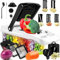 Neat-O Vegetable Chopper, Time and Labor-Saving Vegetable Chopper with Hand Guard Colander Basket, 16-in-1 Multifunctional Pro Food for Potato, Mandoline Slicer Kitchen, Onion Chopper for Kitchen