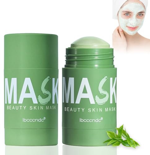 Green Tea Mask Stick, Green Tea Deep Cleanse Mask, 2024 New Upgrade Blackhead Remover with Green Tea Extract, Moisturizing, Cleansing Face for Men and Women