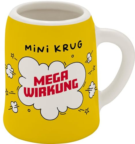 GRUSS & CO Schnapskrug mit Motiv Mini | New Bone China, 5 cl, Mini-Krug mit Spruch | Lustiges Geschenk, Party, Männergeschenk | 73838