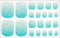 Waterproof Toenail Wraps Self-Adhesive Toenail Stickers Full Toenail Art Stickers Cats Eye Toenail Polish Stickers