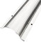 LYUCAYHQ Protector Cable, Canaletas para Cables para Pintar Canaleta, Canaleta Cables Suelo de Acero Inoxidable, Protector de Cable(100 * 8 * 2cm/39 * 3 * 0.8in)