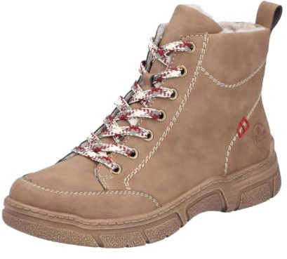 Rieker 72320-24 Schnürstiefel Kunstleder Damen in braun